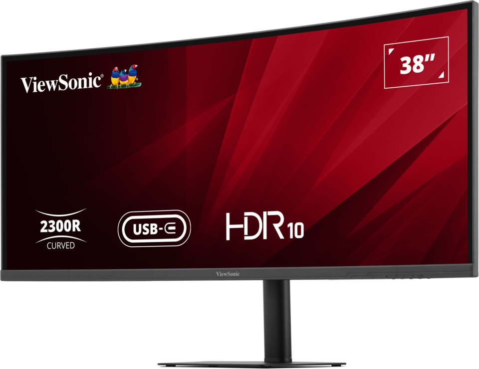 ViewSonic VG3820C 38” UWQHD+ 21:9 IPS Curved Monitor with USB-C